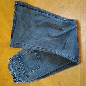 Hi Rise Curvy Flare Jeans Size 8 Black Stretch Denim Arizona Jean Company